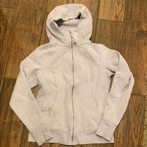 lavender scuba hoodie lululemon